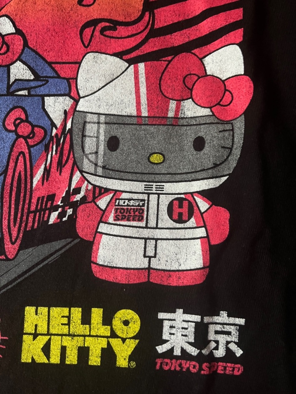 Hello Kitty Tokyo Racing TShirt Size S - Picture 5 of 6